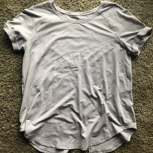 Size 6 Lululemon Open Up Back Tie Tee